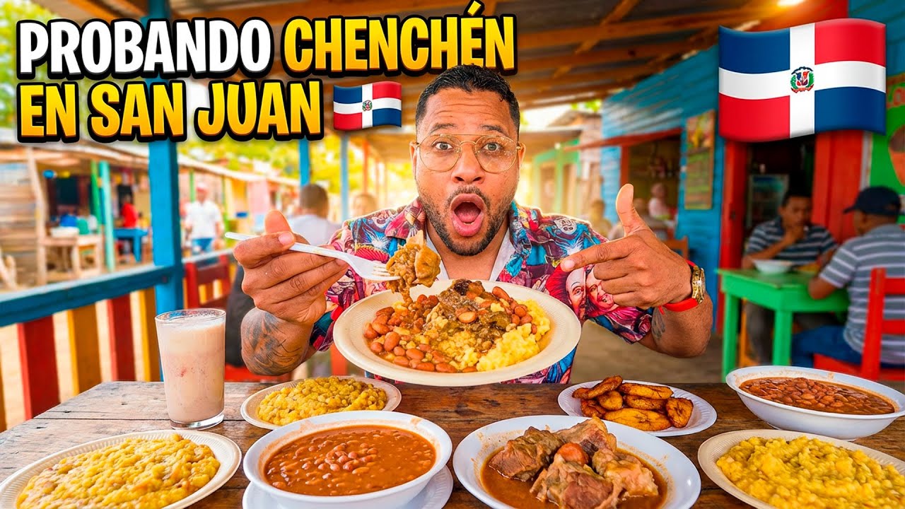 PROBANDO CHENCHÉN EN SAN JUAN 🇩🇴 | COMIDA DE CAMPO REAL
