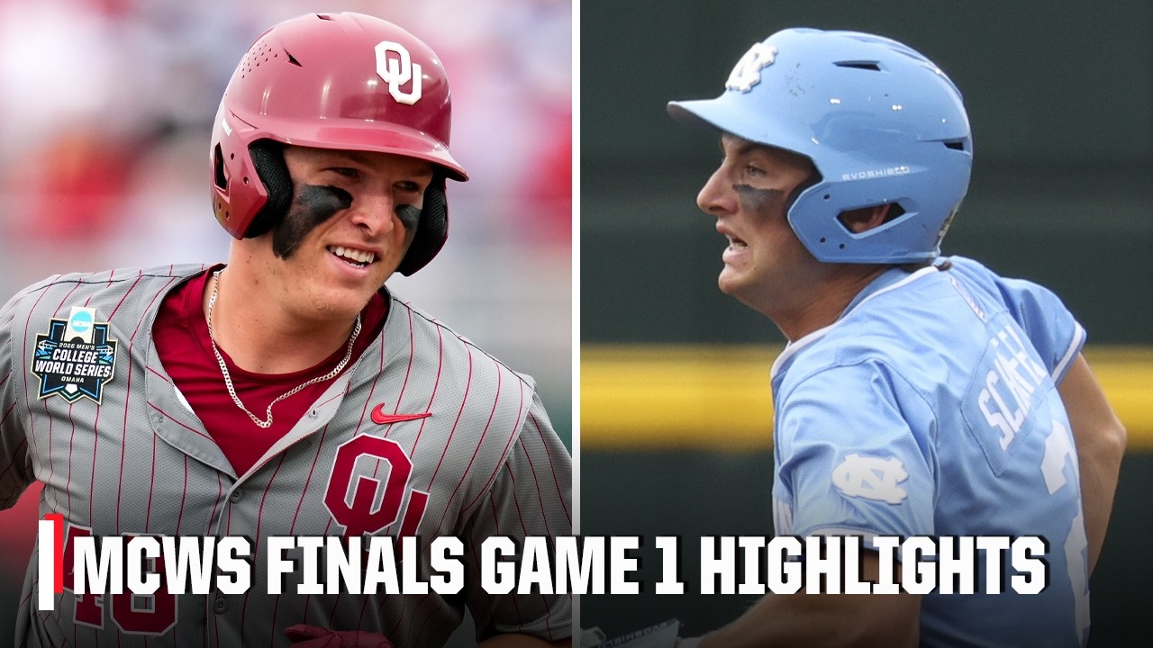 Игра 1: Oklahoma Sooners против North Carolina Tar Heels | Лучшие моменты матча | Мужская CWS