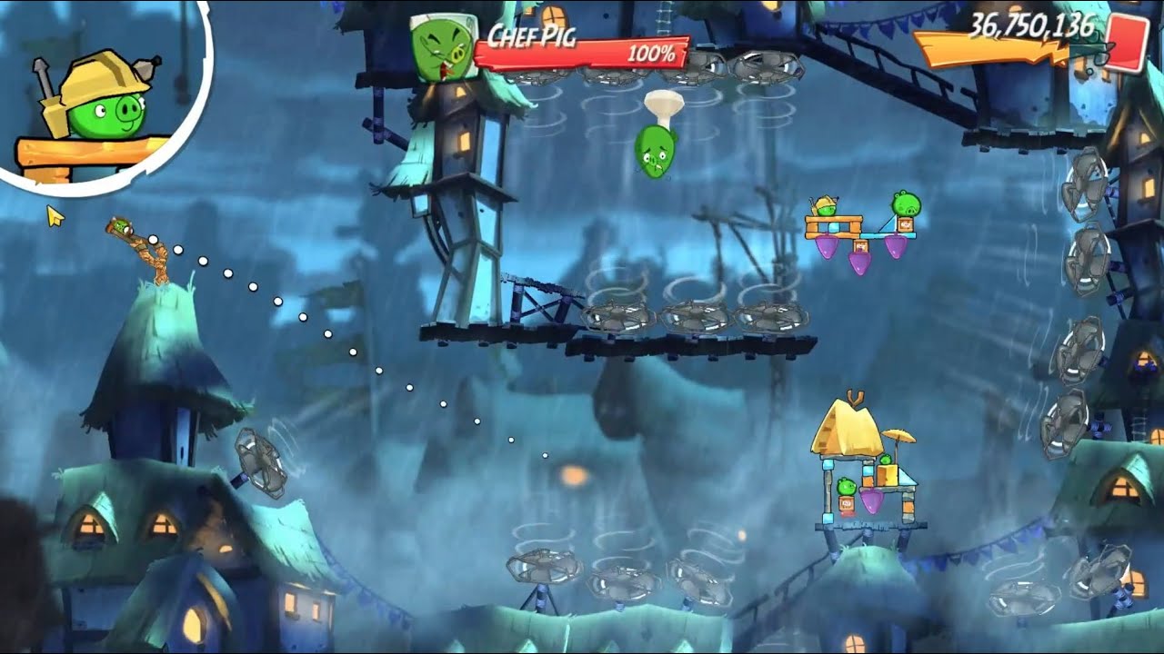 Level 1286 – Beating Pig Boss In Angry Birds 2! | Epic Walkthrough