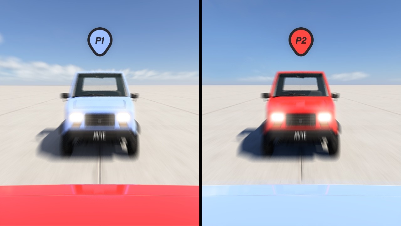 BeamNG's New Split-Screen Is Hilarious