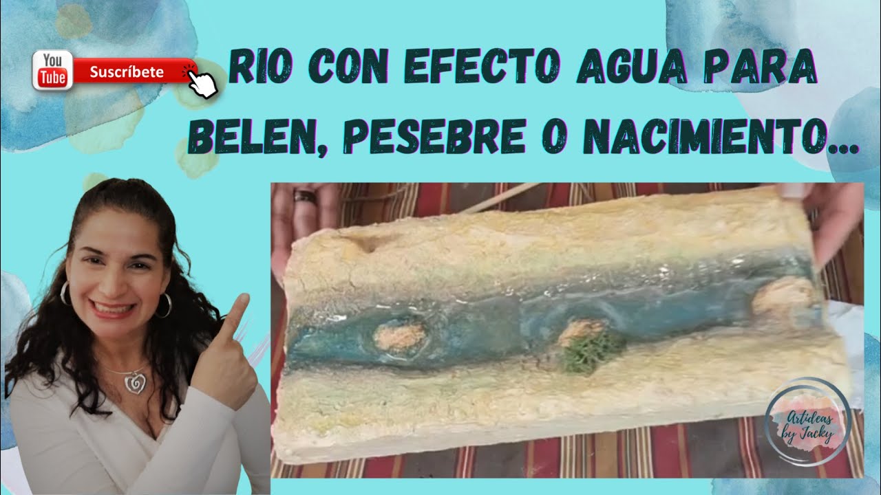 Rio Efecto Agua con Resina