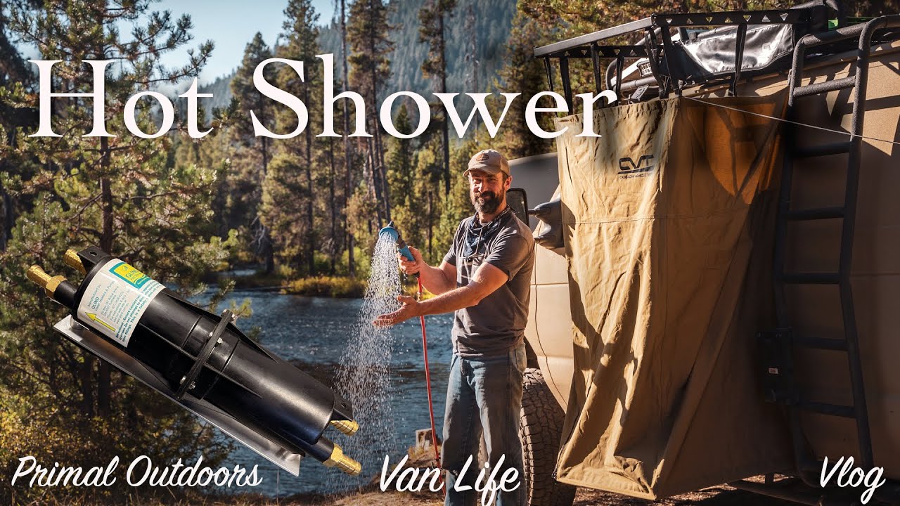 Hot Water Shower System - Heat Exchanger - Van Life Build