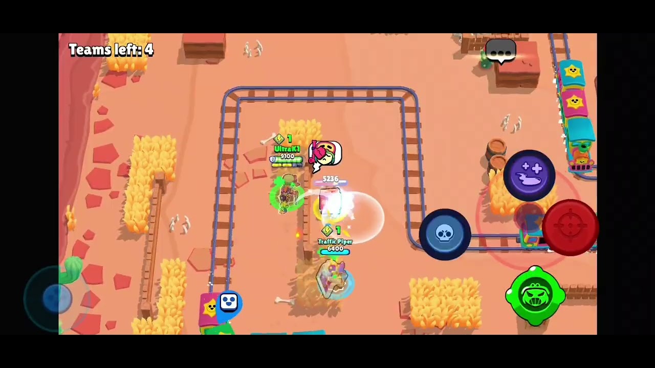 Playing brawl stars