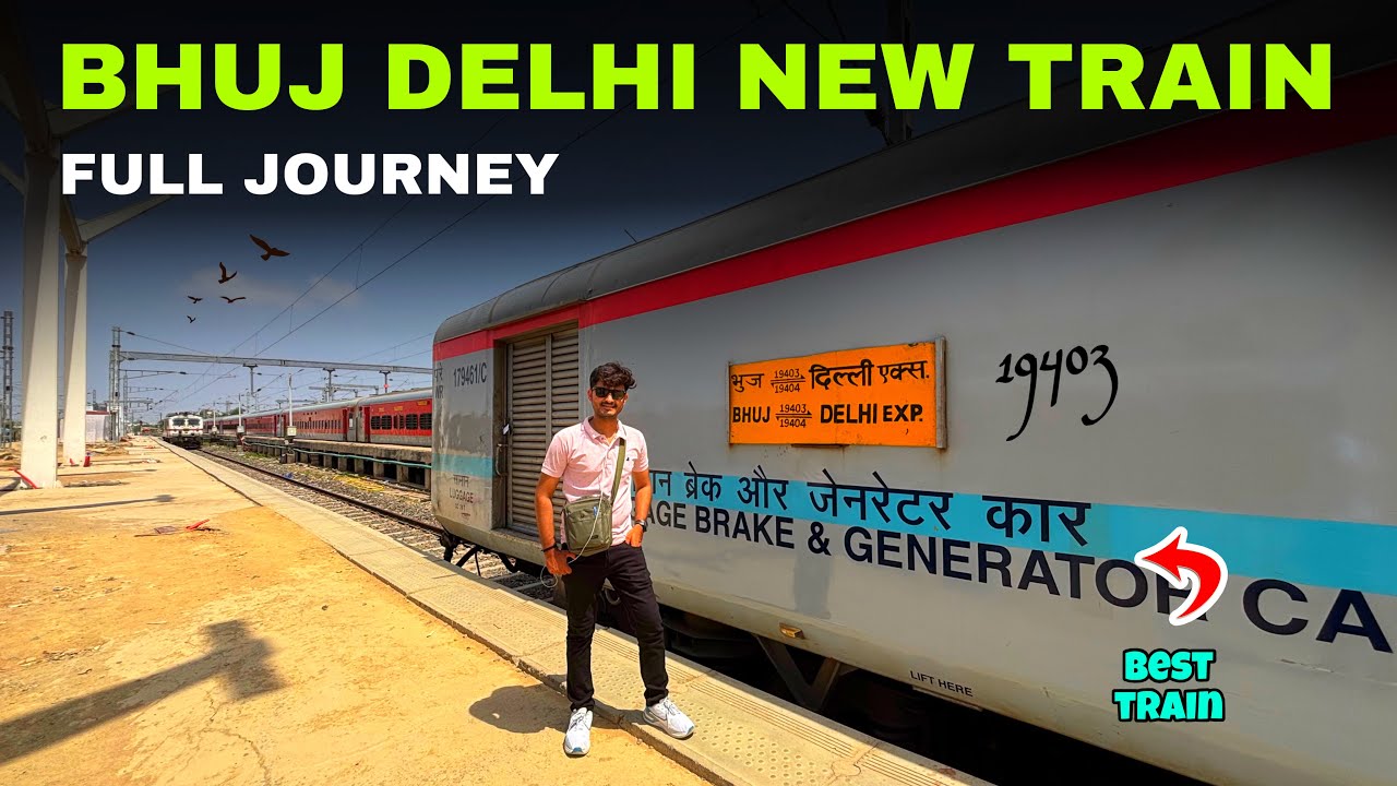 Bhuj To Delhi In Indian Railways 2nd Ac Coach | Bhuj Delhi Express Train 19403 | Full Journey | New
