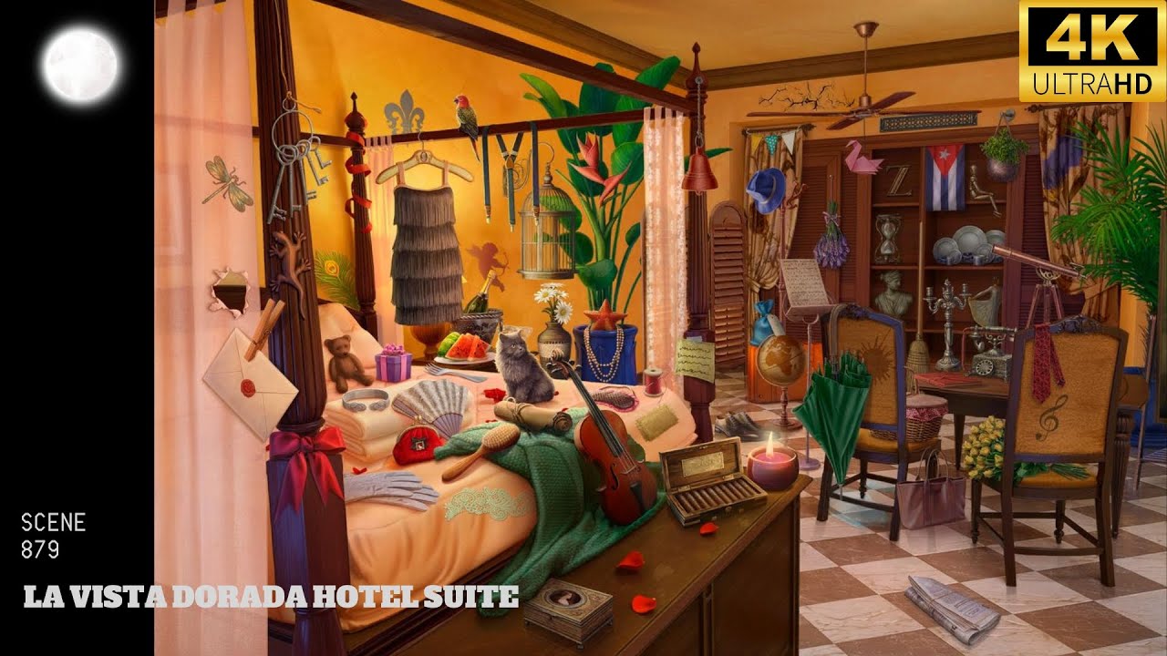 June's Journey Scene 879 Vol 4 Ch 1La Vista Dorada Hotel Suite *Full Mastered Scene* 4K