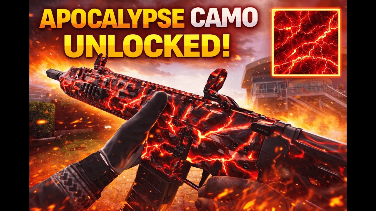 UNLOCKED FINAL MASTERY APOCALYPSE CAMO in WARZONE!