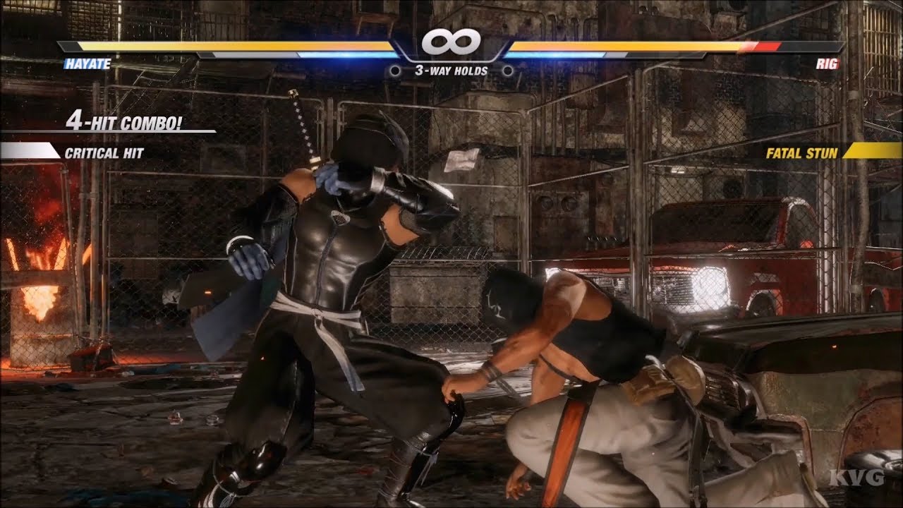 Dead or Alive 6 - Hayate vs Rig - (Story Battle 2) [HD]