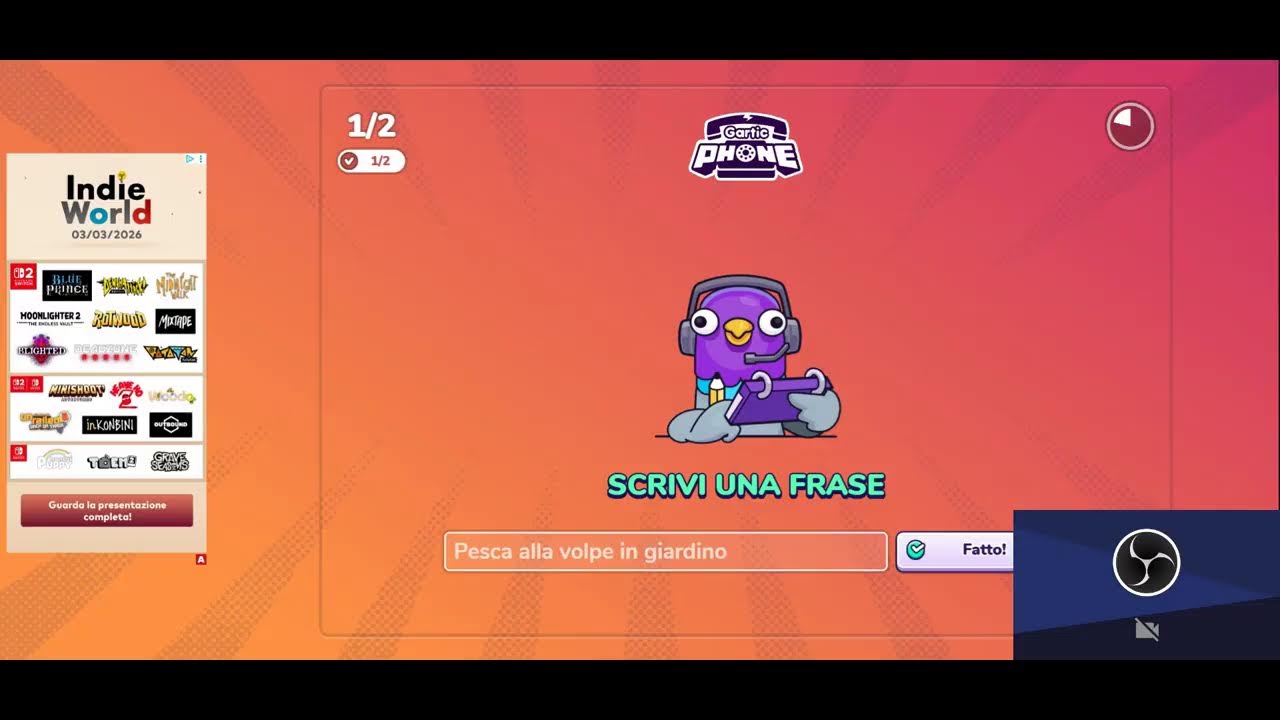 LIVE SU GARTIC PHONE!!!!!!!!!!!!!