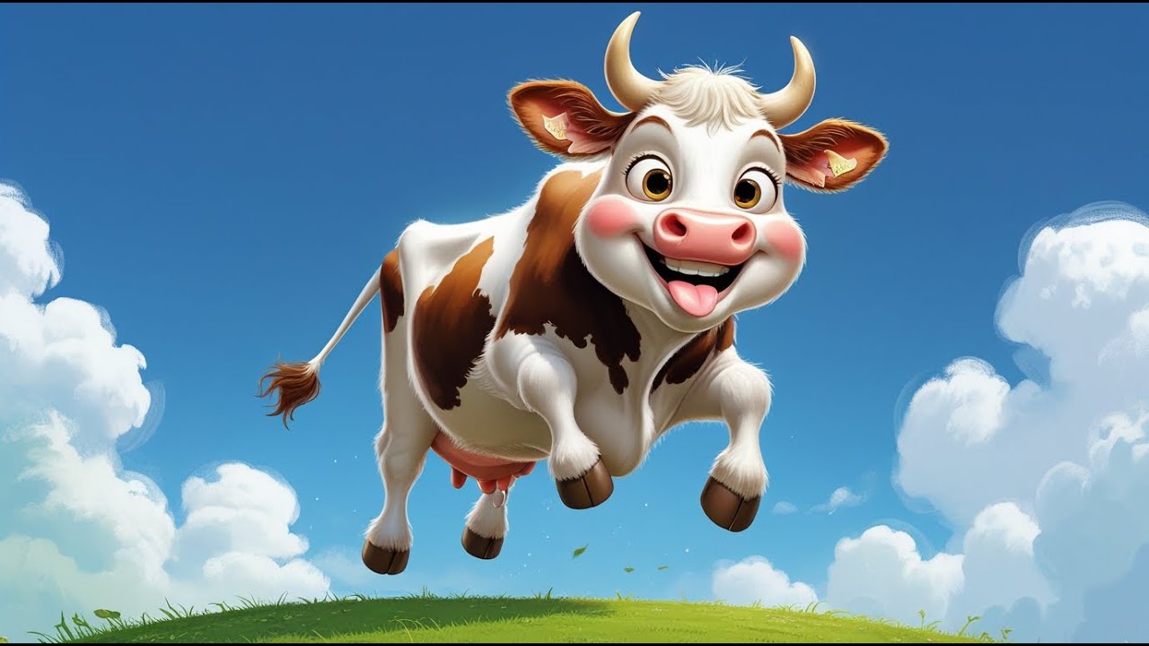 🌙🐄 Hey Diddle Diddle Nursery Rhyme for Kids | 3D Animated Baby Song ✨
