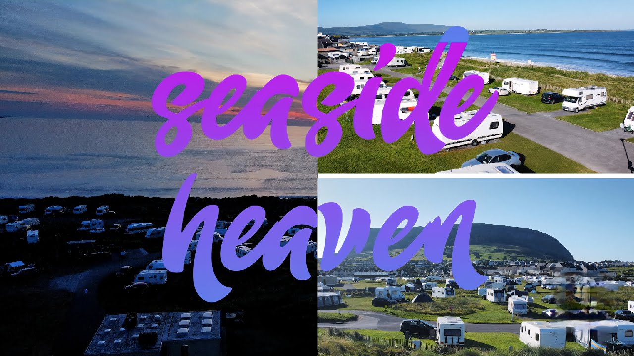 A great seaside caravan park at strandhill, silgo, Ireland