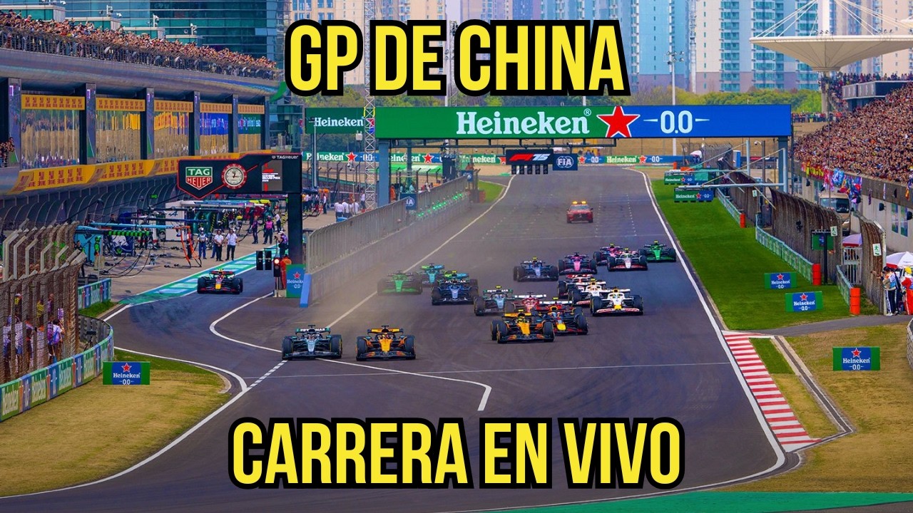 🚨GP de CHINA EN VIVO 🔥 Corre COLAPINTO🏎️ Carrera en vivo - Fórmula 1 en vivo