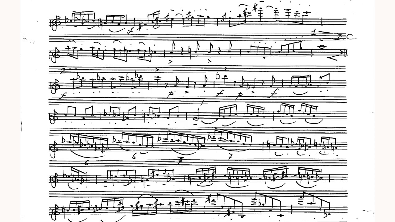 Anthony Burgess - Sonata for English Horn [Score-Video]