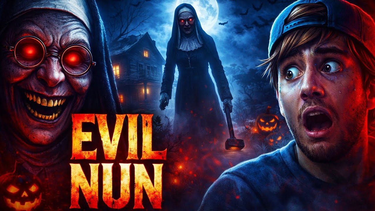 Nun Ne Mujhe Kone Mein Gher Liya! 🏃‍♂️💨 | Can I Escape? #fullvideo #horror #evilnun 