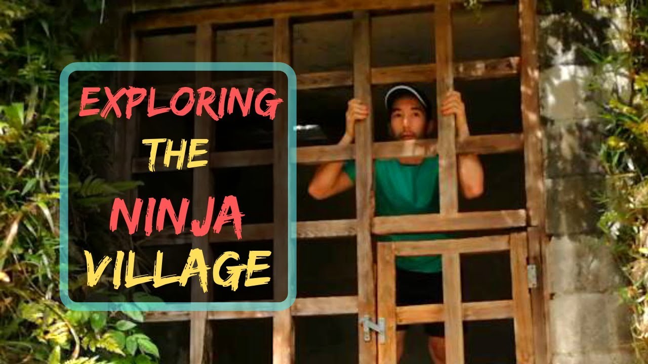We found a secret ninja village!  甲賀忍者村