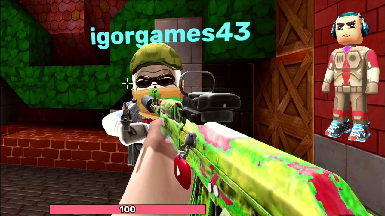 KUBOOM 3D | AK-47 PRO GAMEPLAY WITH VASYA CHARACTER IN KUBOOM