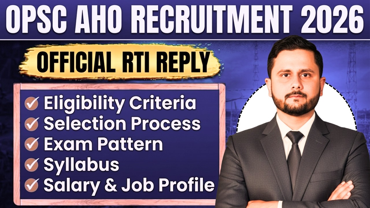 OPSC Assistant Horticulture Officer Recruitment 2026 | OPSC AHO Vacancy 2026 | Full Information