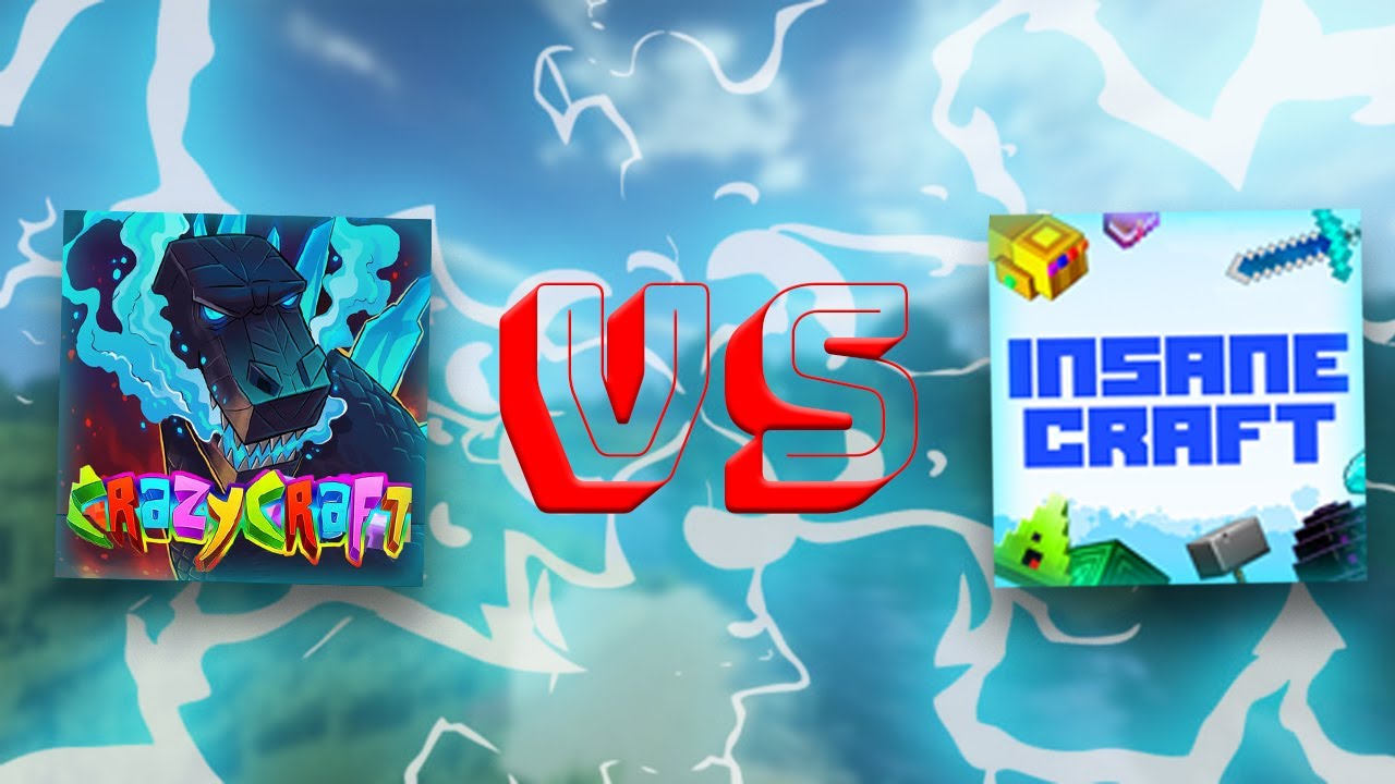 Insane Craft VS Crazy Craft!