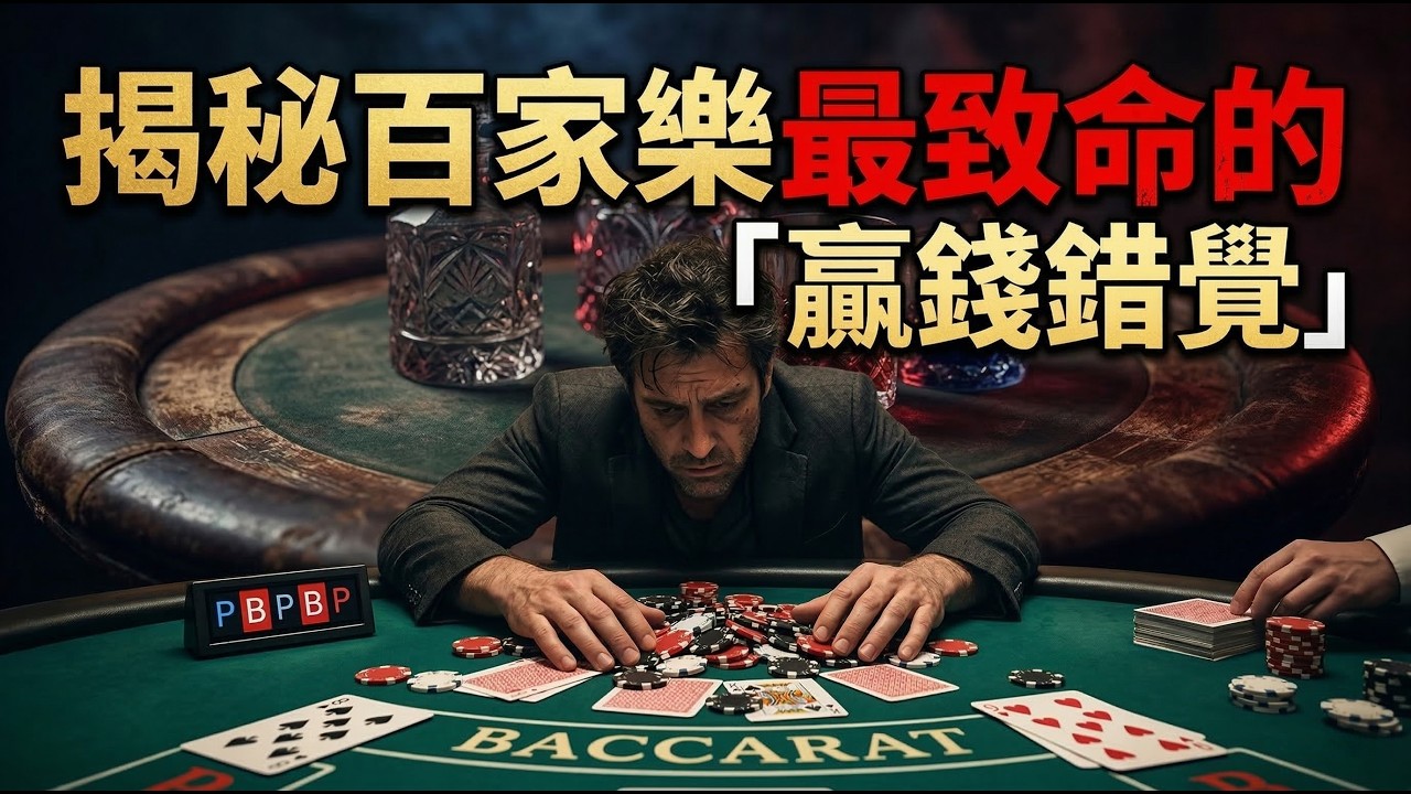 輸到破產還在幫人數錢？揭秘百家樂最致命的「贏錢錯覺」！原來你引以為傲的技術，正是賭場設計好的奪命陷阱！別再送錢了，真相讓你驚出一身冷汗！