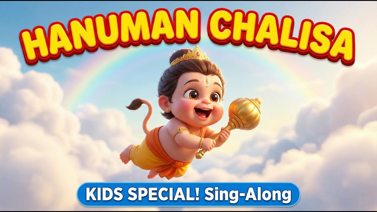 🔴 LIVE Kids Hanuman Chalisa 🙏 | Good Habits & Bhakti for Children | SANATAN DHARAYE