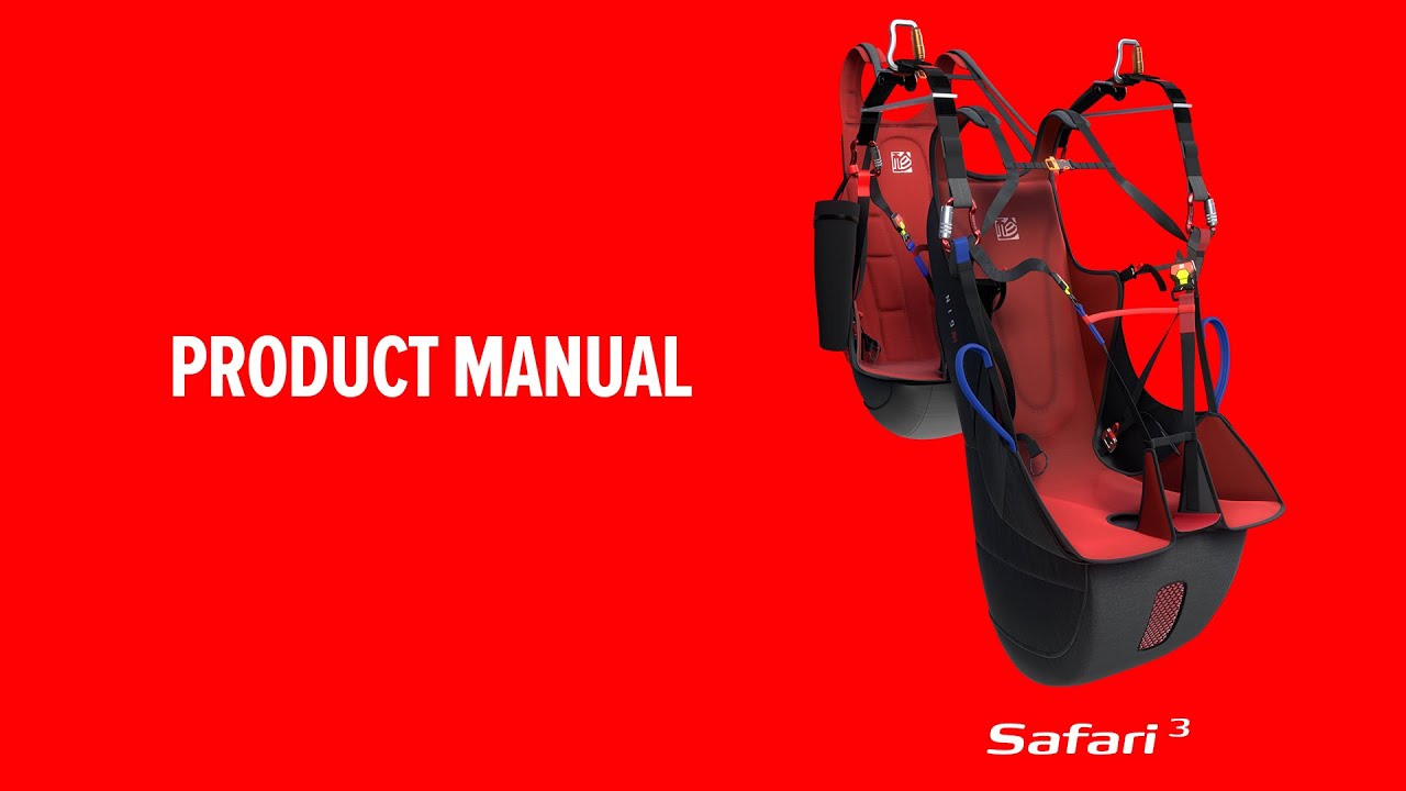 GIN GLIDERS ::: Safari 3 -- Tandem pilot and passenger harnesses set up tutorial