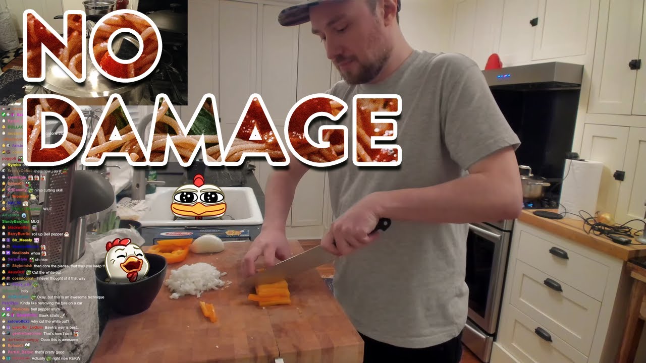 Bawkbasoup Cooks: Spaghetti & Meatballs || No Damage