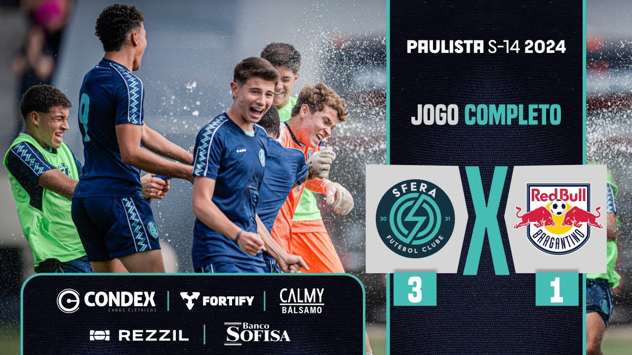 JOGO COMPLETO | SFERA X RED BULL BRAGANTINO | PAULISTA SUB-14