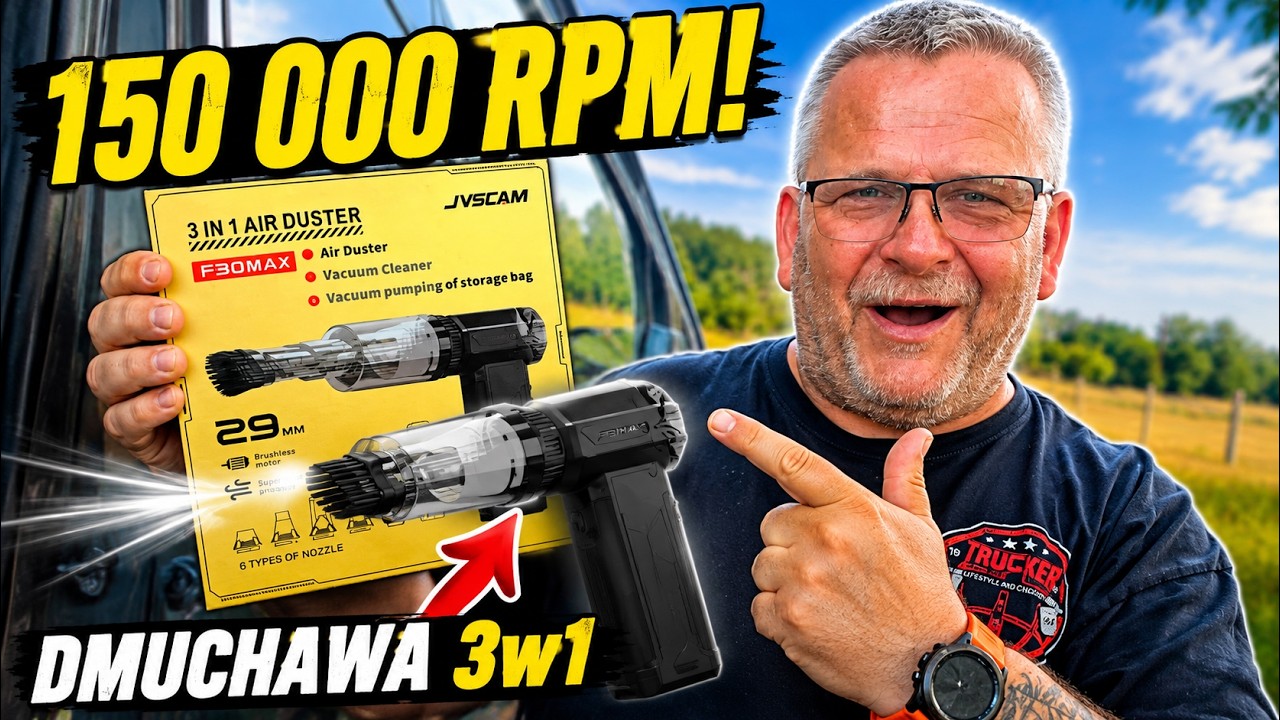 Ten Gadżet Zmienia Wszystko w Moim Busie! | JVSCAM FX30MAX