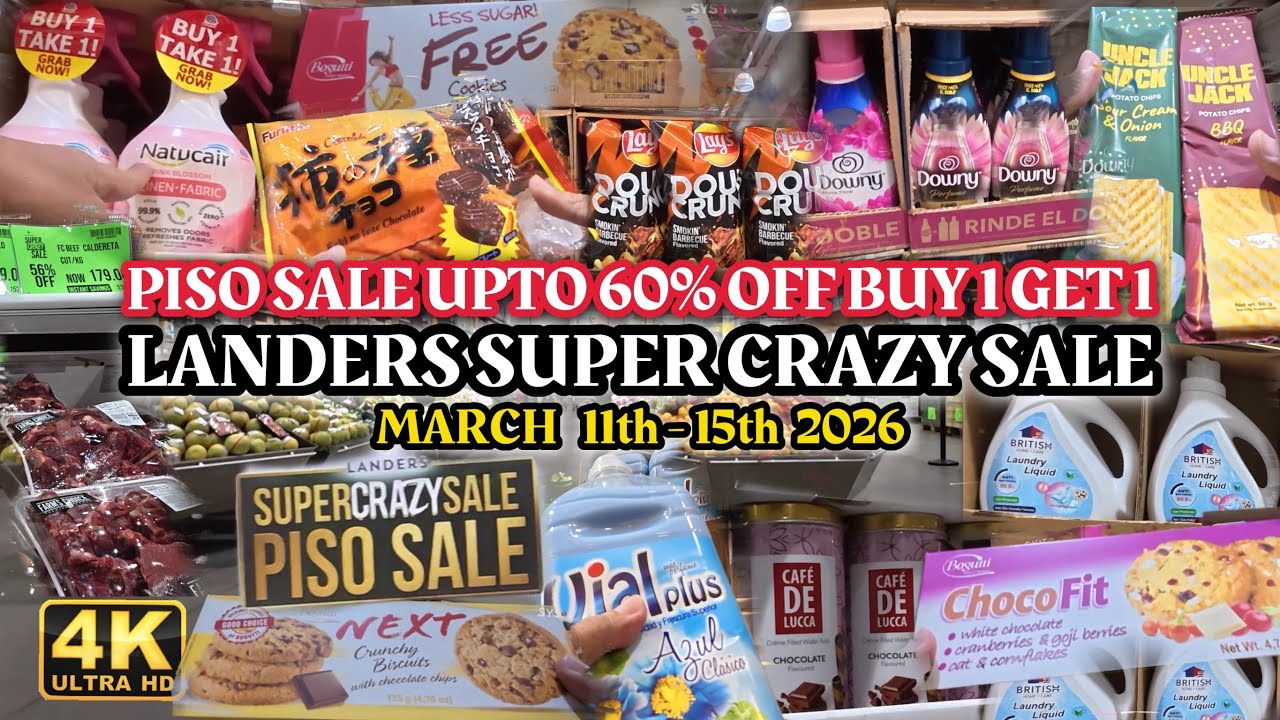 PISO SALE! Landers Super Crazy Sale! Buy 1 Get 1  Upto 60% OFF SALE! 