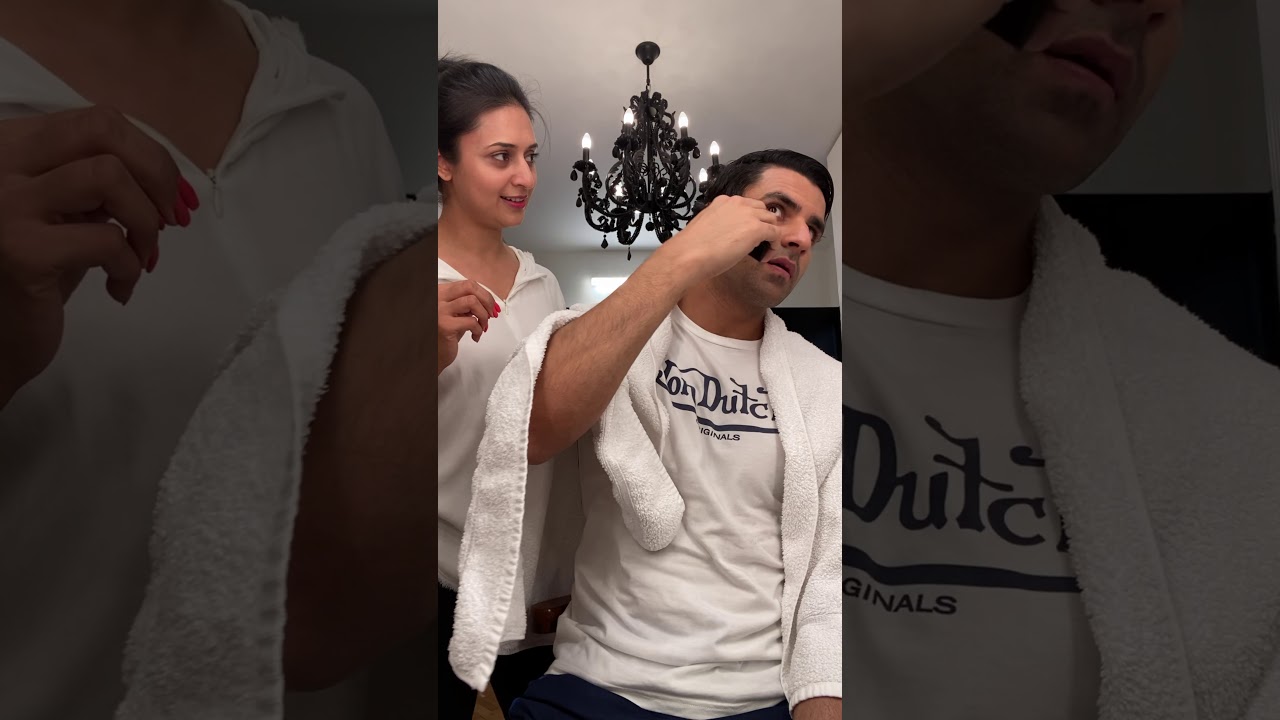 Vivek Dahiya’s quarantine haircut by Divyanka Tripathi Dahiya