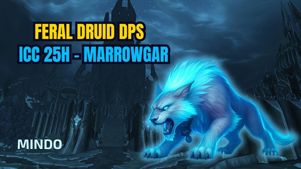 Feral Druid DPS POV ICC 25H – Lord Marrowgar | Warmane Lordaeron WotLK 🐾