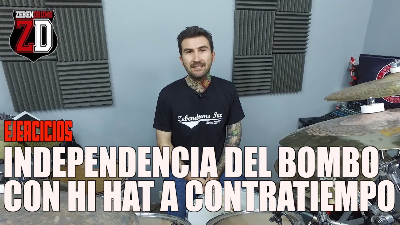 Independecia para bombo con HiHat en contratiempo