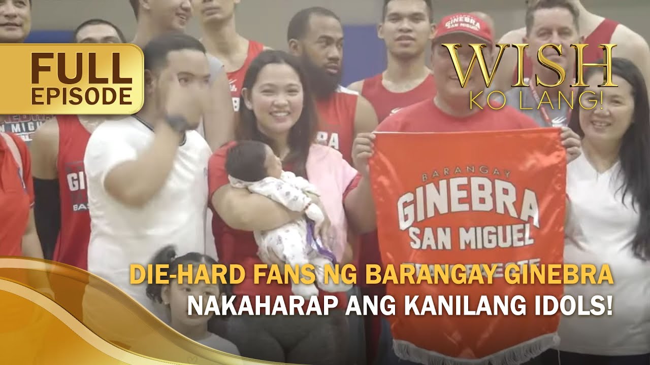 Die-hard fans ng Barangay Ginebra, nakaharap ang kanilang idols! (Full Episode) | Wish Ko Lang