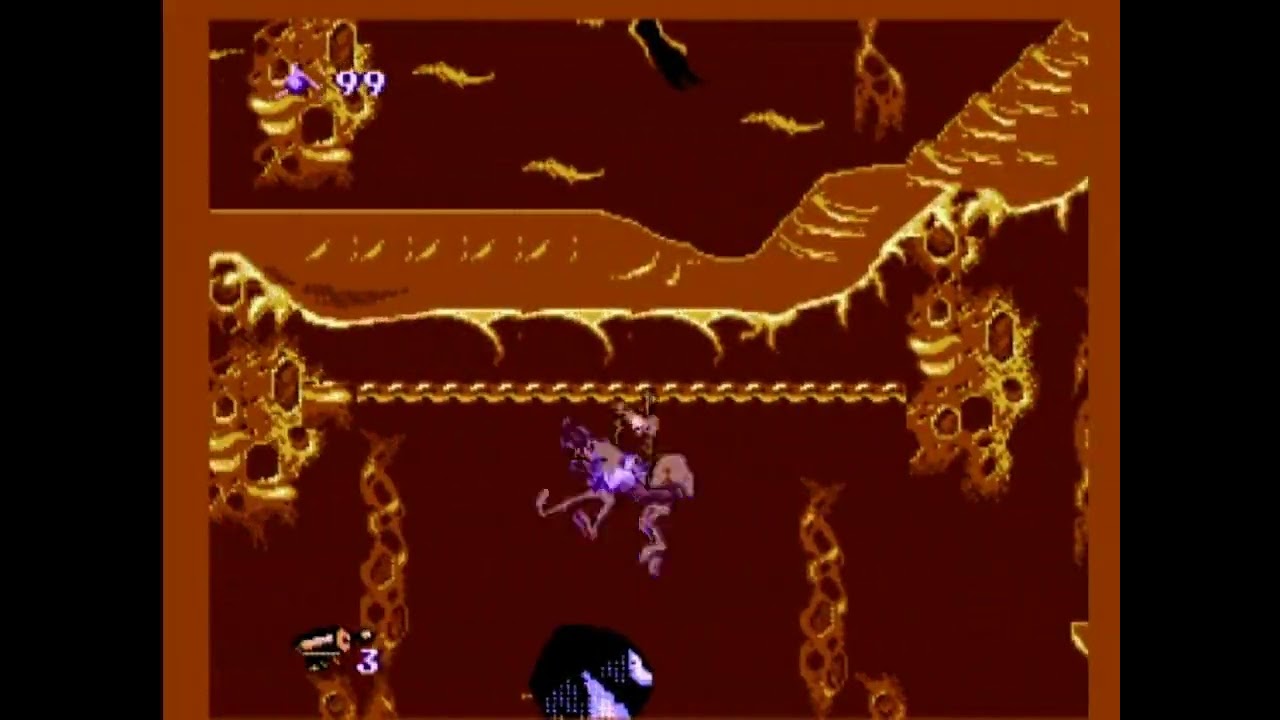 [NES/Famicom] Earthworm Jim romhack new demo - recording from hardware famicom.