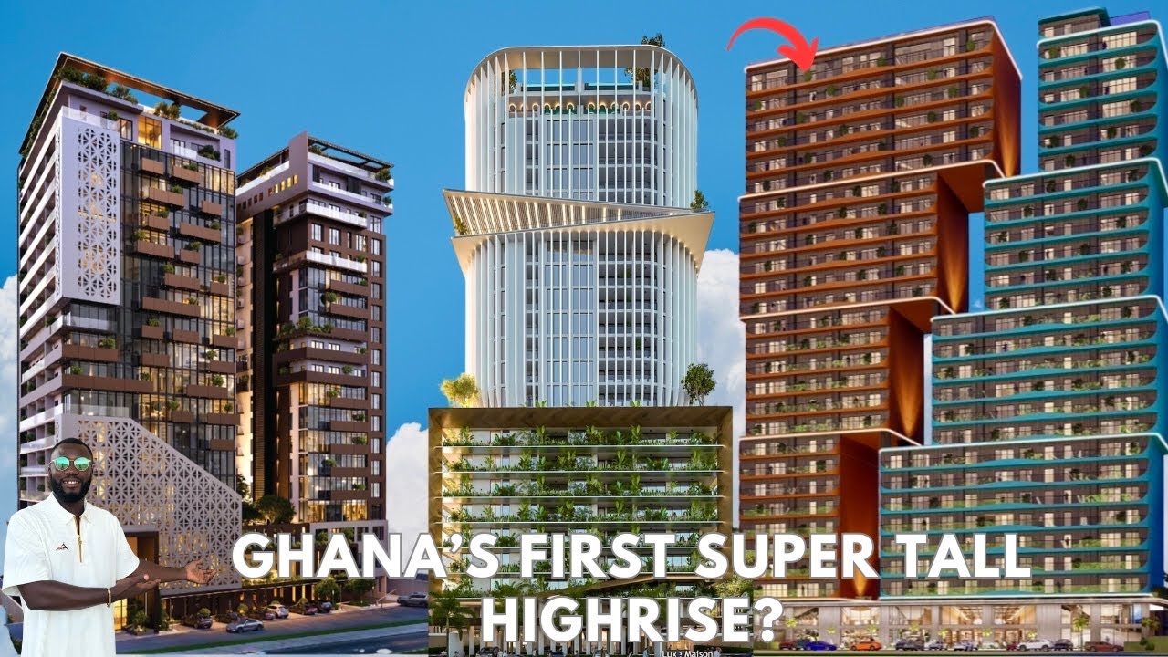 These new highrises battle to stand out as the Tallest Apartment in Accra, Ghana
