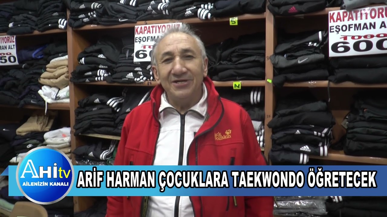 ARİF HARMAN ÇOCUKLARA TAEKWONDO ÖĞRETECEK
