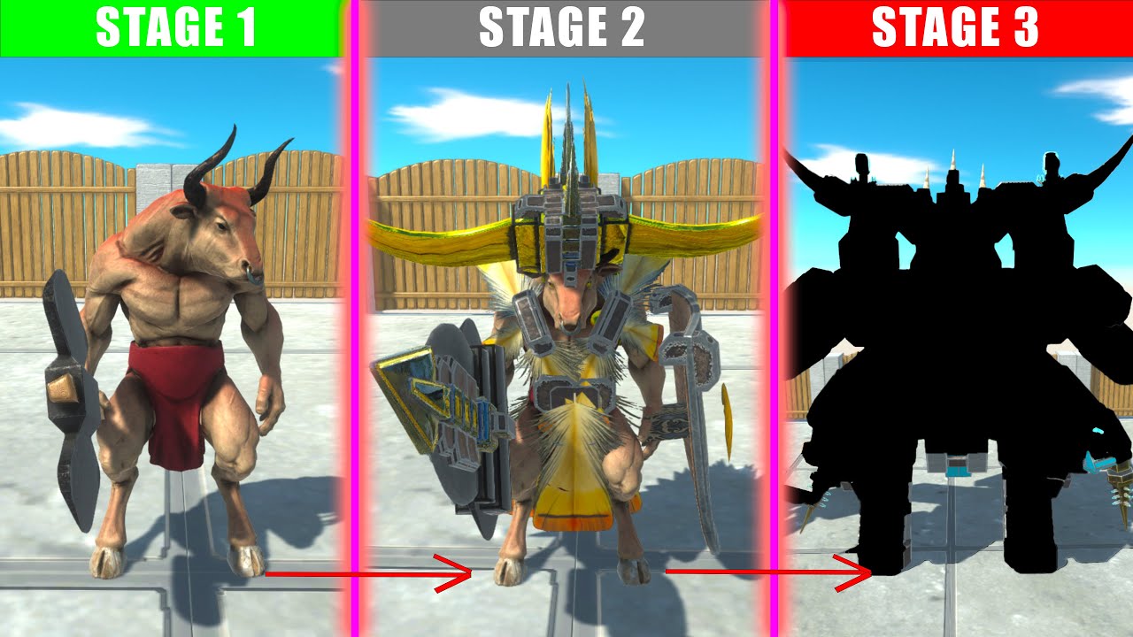 EVOLUTION OF MINOTAUR - Animal Revolt Battle Simulator ARBS