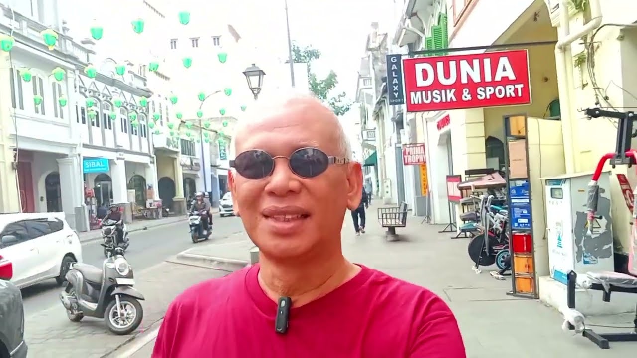 Kota Lama Medan Berubah! Lampion Hijau Sambut Lebaran di Kesawan