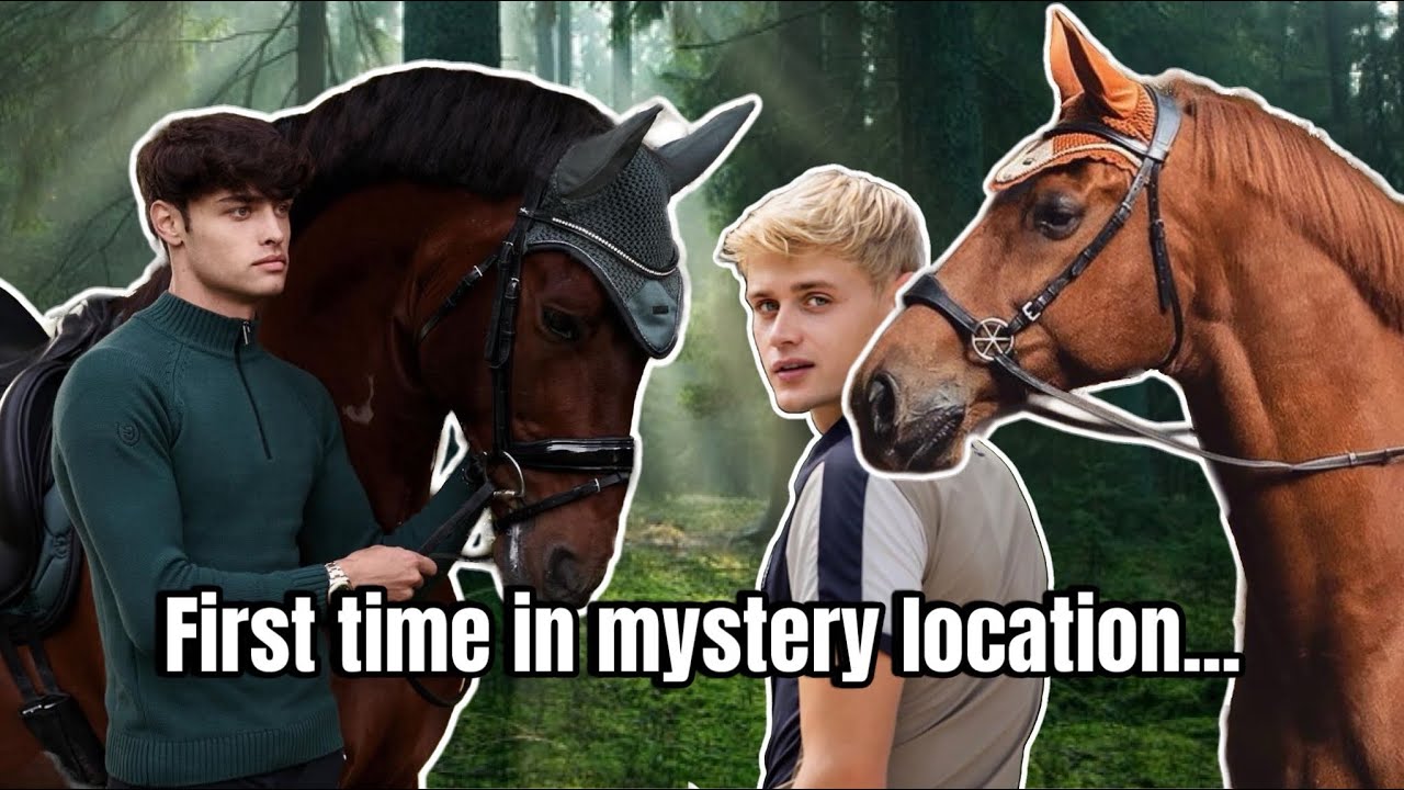 BRINGING MY HORSES FOR THE FIRST TIME ON A MYSTERY TRAIL WITH @JesseDrent
