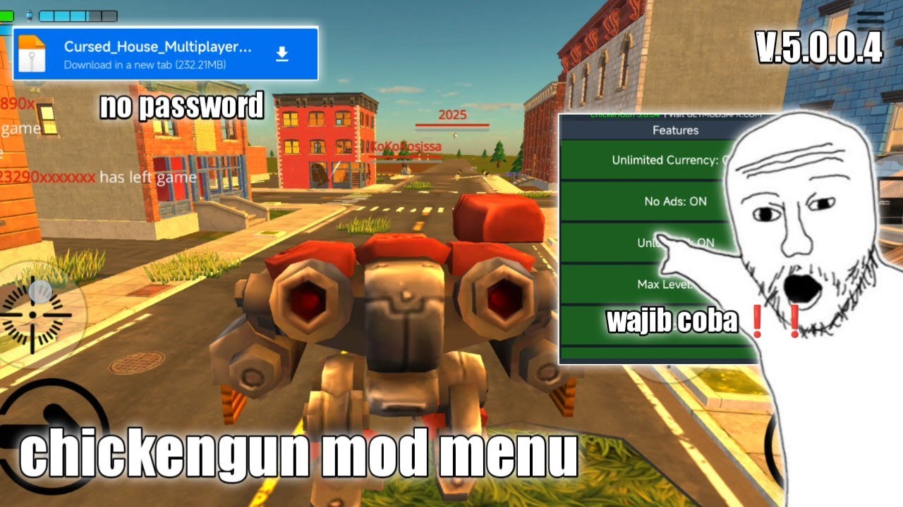 Yang request Chicken Gun Mod Menu 5.0.04!