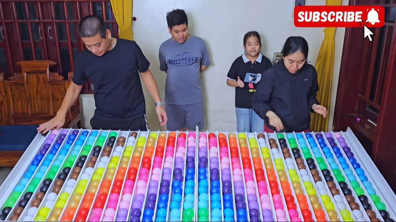 💥💥💥Awesome color-sorting ball game: An ASMR challenge for the whole family 💥 level 11