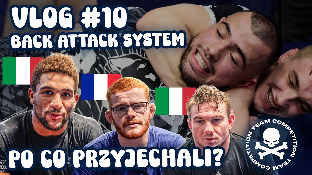 Academia Gorila BJJ VLOG #10 - Ataki zza pleców - Goście z zagranicy