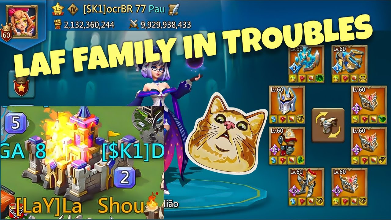 Lords Mobile - LaF family getting zeroed. How many zeroes can we get?