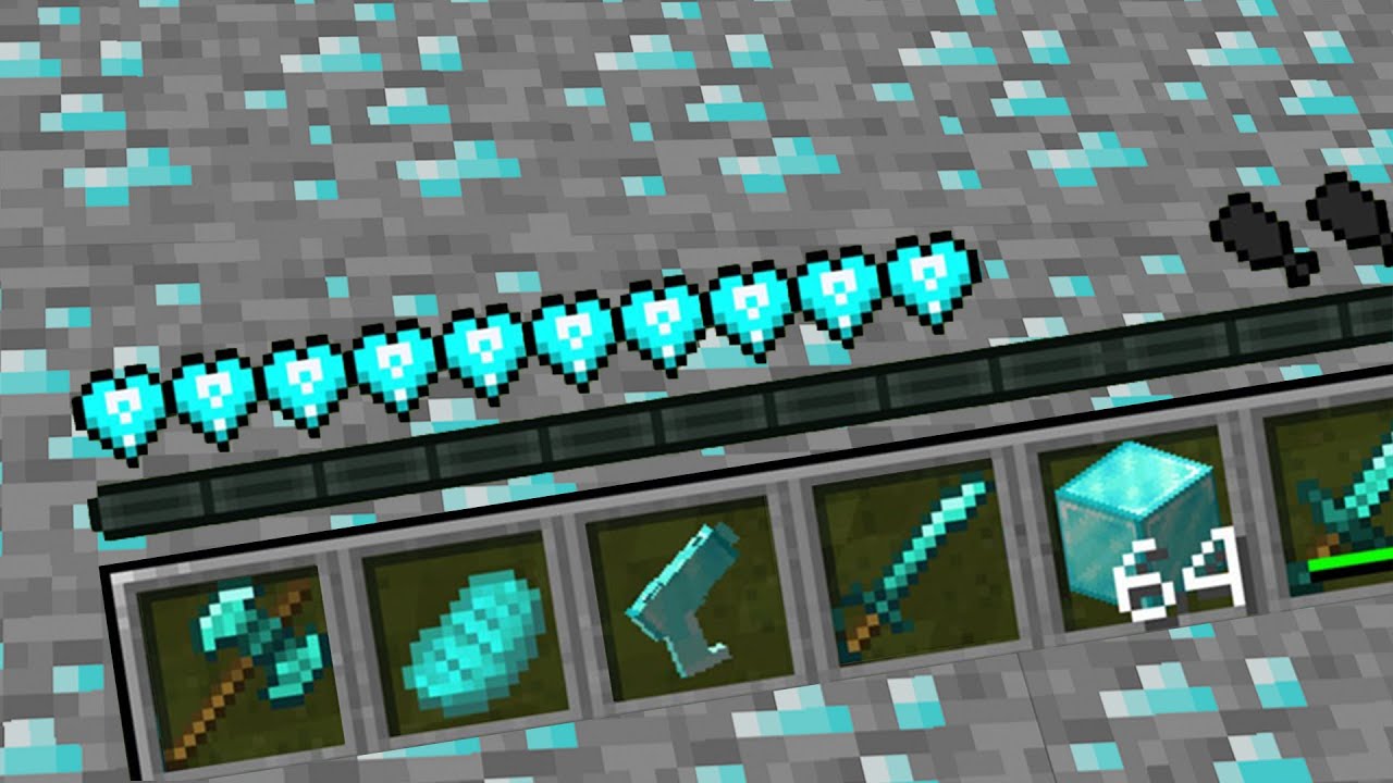 ŞANSLI ELMAS KALPLERİM VAR! - Minecraft