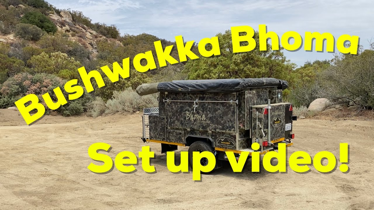 Quick Overland Trailer Setup and Modifications | Bushwakka Bhoma Paint Job