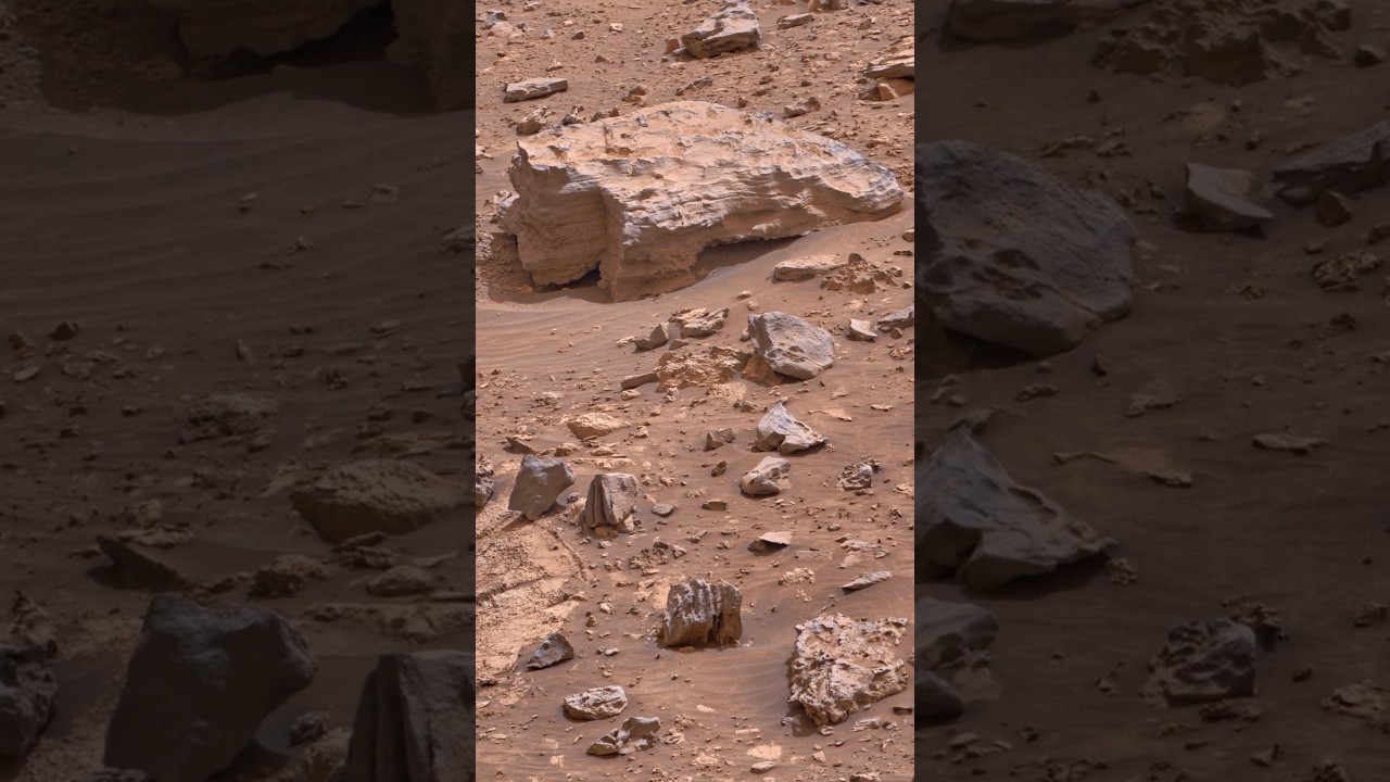 MARS Curiosity Rover Gale Crater - Mount Sharp Gediz Vallis MSL 4166-4168 MR