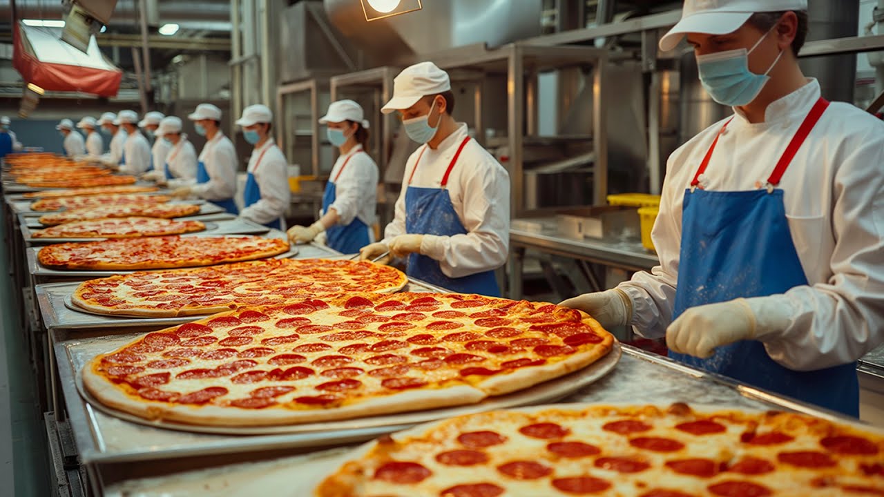 How Frozen Pizza is Made in Factory? 🍕🍕 Captain Discovery