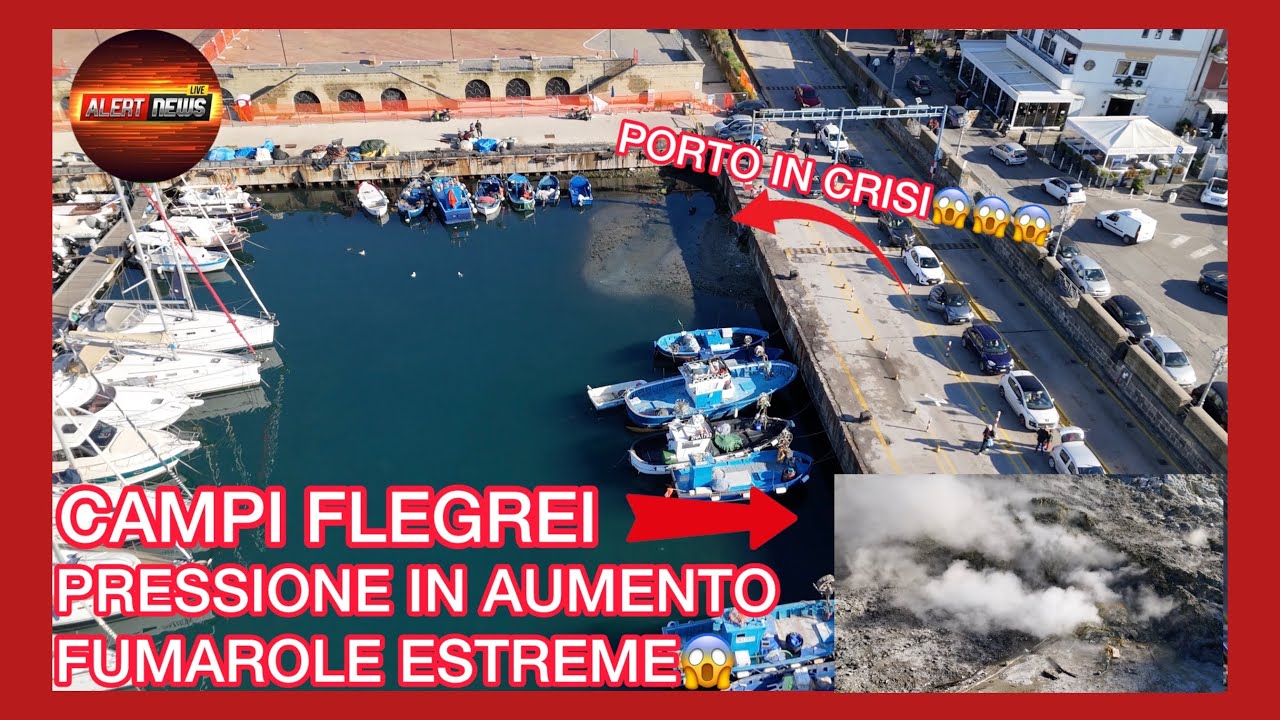 🌋 Campi Flegrei:  Porto in crisi, fumarole estreme e Pressione in aumento! | 27/12/2025