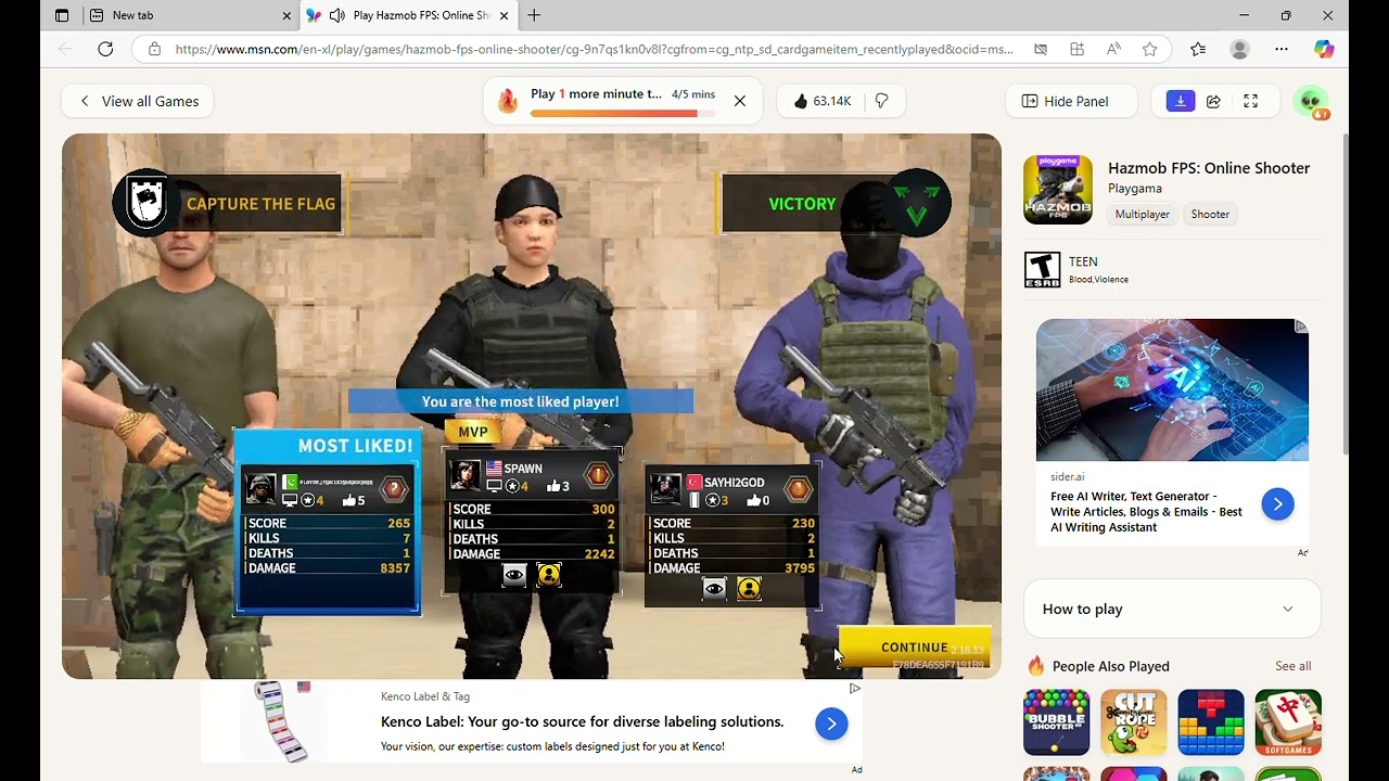 Play Hazmob FPS  Online Shooter in your browser   Games from MSN and 1 more page   Personal   Micros