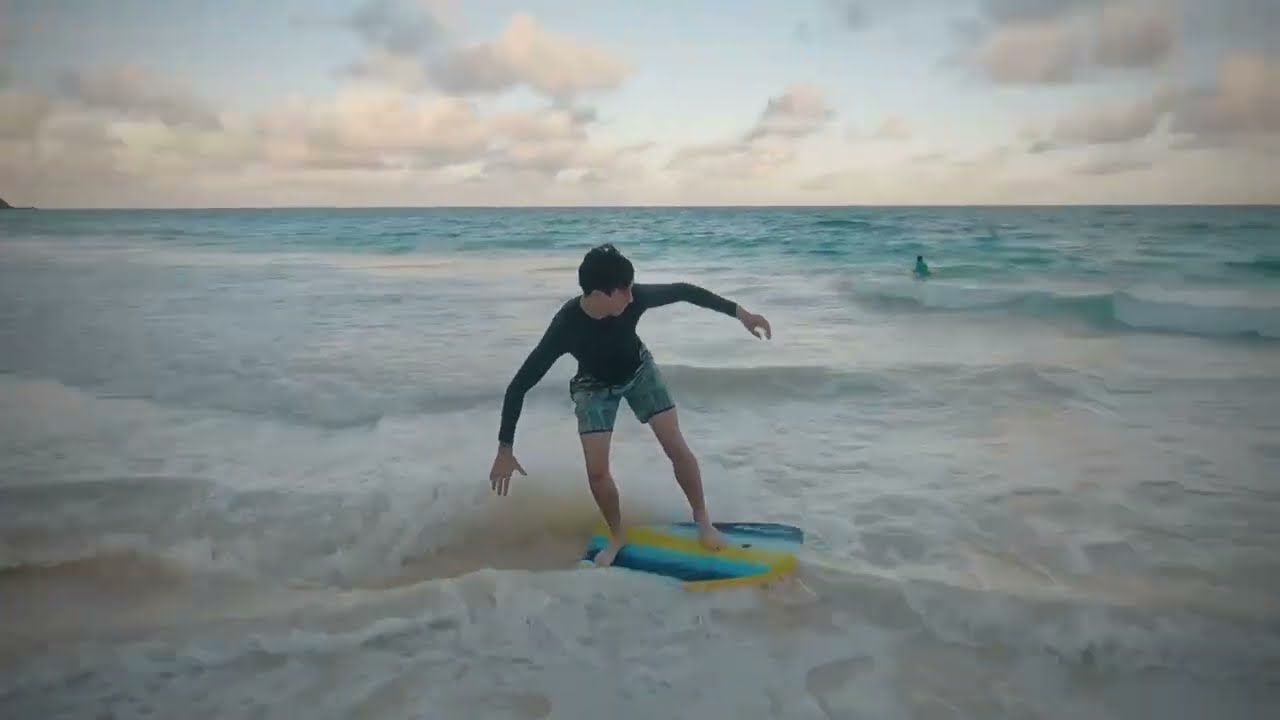 No-Way! Fun boog-skim with Unko Joey and Cuz Jay
