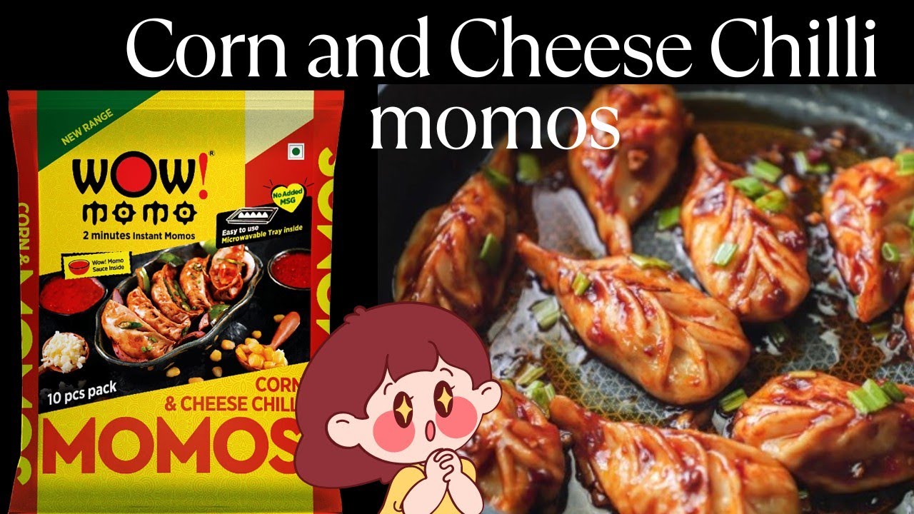 I tried the *best* CORN and CHEESE CHILLI MOMOS | WOW MOMO | relaxing cooking videos